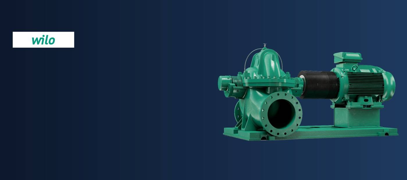 Group of industrial submersible pumps