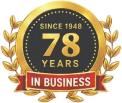 Since 1948: 78 years in business